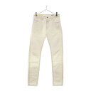 DIESEL(ディーゼル) サイズ:W27 THOMMER ペイント ダメージ加工 スキニーパンツ ホワイト【中古】【程度B】【カラーホワイト】【オンライン限定...