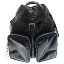 LOUIS VUITTON(ルイヴィトン) モンスリ カーゴ バックパック LV NIGHT カーフレザーリュックサック ブラック M13983 RFID【新古...