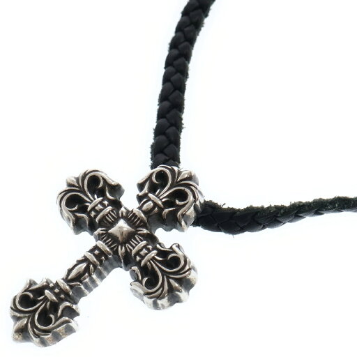 CHROME HEARTS(クロムハーツ) FILIG CROSS-XSM LB フィリグリークロスXS wレザーブレイド シルバーネックレス【中古】【程度B】【カラーシルバー】【取扱店舗OneStyle名古屋パルコ店】 CHROME HEARTS(クロムハーツ) FILIG CROSS-XSM LB フィリグリークロスXS wレザーブレイド シルバーネックレス【中古】【程度B】【カラーシルバー】【取扱店舗OneStyle名古屋パルコ店】