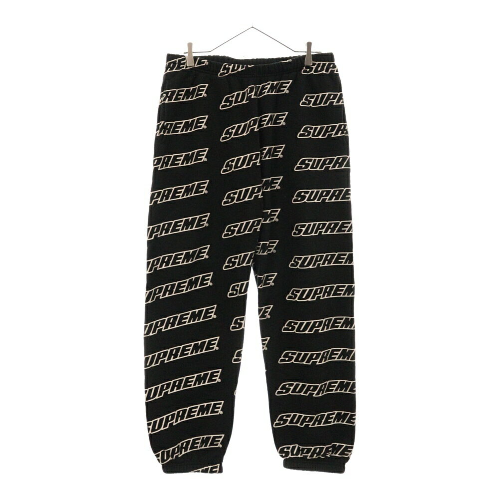 Supreme シュプリーム スウェットパンツ 黒x白 S 3303325Y0487 3025c290001-1.jpg