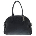 CHROME HEARTS(クロムハーツ) GYM MD ジムバッグ 現行型CHチャーム付きミディアムレザーハンドバッグ【中古】【程度B】【カラーブラック】【取...