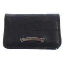 CHROME HEARTS(クロムハーツ) CARD CASE グロメット付きレザーカードケース ブラック【中古】【程度B】【カラーブラック】【取扱店舗BRIN...