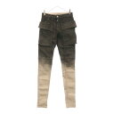 DRKSHDW(ダークシャドウ) サイズ:27 23AW CREATCH PANTS クリーチパンツ グラデーション グレー レディース【中古】【程度A】【カラ...