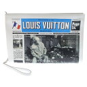LOUIS VUITTON(ルイヴィトン) ニュースペーパー クラッチバッグ ホワイト ポーチ セカンドバッグ レザー M80849【中古】【程度A】【カラーホワイト】【取扱店舗原宿】(4)