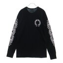 CHROME HEARTS(クロムハーツ) サイズ:XL CH L/S 1 THERMAL 袖フローラル サーマル 長袖カットソー ブラック【新古品/中古】【程...