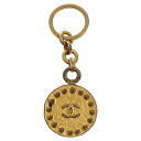 CHANEL(シャネル) ココマーク キーホルダー キーリング ゴールド【中古】【程度B】【カラー14068】【取扱店舗渋谷】