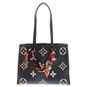 LOUIS VUITTON(ルイヴィトン) サイズ:MM オンザゴーMM バイカラーモノグラム アンプラント トートバッグ ハンドバッグ ブラック M45495...
