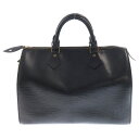 LOUIS VUITTON(ルイヴィトン) サイズ:30 エピ スピーディ30 レザーハンドバッグ ボストンバッグ ブ ラック M59022 レディース【中古】...