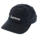 【sale対象】SUPREME(シュプリーム) サイズ:M/L 22SS Linen Fitted Camp Cap ボックスロゴ リネン キャンプキャップ 帽...