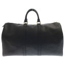 LOUIS VUITTON(ルイヴィトン) エピ キーポル45 ボストンバッグ ノワール ハンドバッグ ブラック レザー ゴールド金具 M59152【中古】【程...
