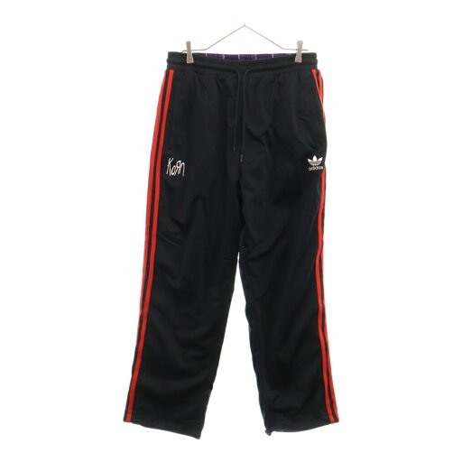 adidas(アディダス) サイズ:M 23AW ×KORN TRACK PANT コーン チェック総柄 3ストライプ サイドライン リバーシブル スウェット トラックパンツ ブラック/パープル JG1340【中古】【程度B】【カラーブラック】【取扱店舗BRING THRIFT CLOSET 湘南平塚店】 adidas(アディダス) サイズ:M 23AW ×KORN TRACK PANT コーン チェック総柄 3ストライプ サイドライン リバーシブル スウェット トラックパンツ ブラック/パープル JG1340【中古】【程度B】【カラーブラック】【取扱店舗BRING THRIFT CLOSET 湘南平塚店】