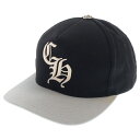 CHROME HEARTS(クロムハーツ) サイズ:OS BASEBALL TRUCKER CH刺繍ベースボールトラッカーキャップ 帽子 ブラック/グレー【中古...