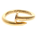 CHROME HEARTS(クロムハーツ) サイズ:15.5号 22K NAIL FLAT ネイルフラット ゴールドリング ゴールド【中古】【程度B】【カラーゴ...
