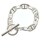HERMES(エルメス) サイズ:12LINK Chaine dAncre TGM シェーヌダンクル ブレスレット シルバー 12LINK【新古品/中古】【程度...