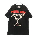 VINTAGE(ヴィンテージ) サイズ:L 90's PEARL JAM ALIVE FRUIT OF THE ROOM パールジャム アライブ プリント半袖Tシャツ カットソー ブラック【中古】【程度B】【カラーブラック】【取扱店舗WASTE_NOT名古屋店】(4)