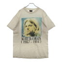 VINTAGE(ヴィンテージ) サイズ:L 90s Kurt Cobain Memorial Adult カートコバーン メモリアルアダルト 両面プリント 半袖...