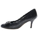 【sale対象】Salvatore Ferragamo(サルヴァトーレ フェラガモ) サイズ:5D CARLA LC ヴィラ リボン ロゴプレート レース パン...