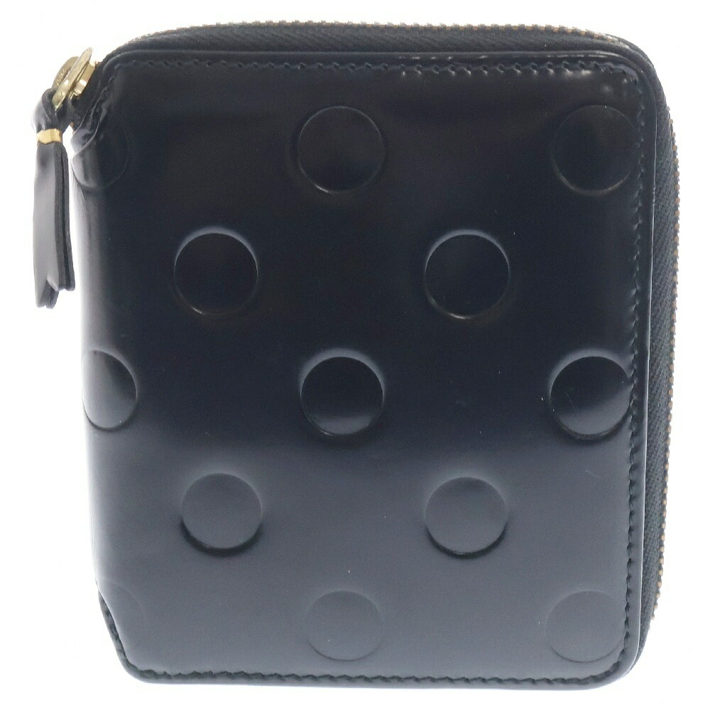 【関税込】●COMME des GARCONS●ラバードット ハーフジップ財布 国内正規新品 COMME des GARCONS DOTS ZIP WALLET(関税込