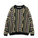 LUKER BY NEIGHBORHOOD(ルーカーバイネイバーフッド) サイズ:S 18AW 総柄 ウール混 アクリル ニット セーター マルチ 182FUL...