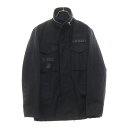 UNIFORM EXPERIMENT(ユニフォームエクスペリメント) サイズ:1 バックプリント スタンドカラーブルゾン ミリタリージャケット ブラック UE-101032【中古】【程度B】【カラーブラック】【オンライン限定商品】(4)