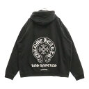 CHROME HEARTS(クロムハーツ) サイズ:XXL SWTSHRT PLVR ロサンゼルス限定ホースシュープリントプルオーバーパーカー ブラック【中古】...