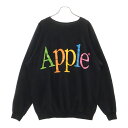 VINTAGE(ヴィンテージ) サイズ:XL 90s APPLE アップル フロント プリント スウェット ブラック【中古】【程度B】【カラーブラック】【取扱店舗AWESOME原宿店】(4)
