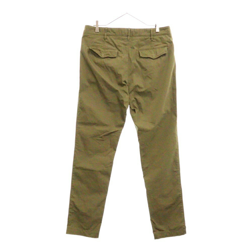 STONE ISLAND(ストーンアイランド) サイズ:L コットン ナイロン チノパンツ トラウザーパンツ カーキ741580106【中古】【程度A】【カラーグリーン】【取扱店舗BRING THRIFT CLOSET 湘南平塚店】