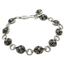 CHROME HEARTS(クロムハーツ) NO2 BALL #2クロスボールブレスレット シルバー BCA176【中古】【程度B】【カラーシルバー】【取扱店舗...