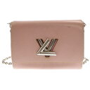 LOUIS VUITTON(ルイヴィトン) エピ ツイストMM ショルダーバッグ LVロック ローズ・バレリーヌ シルバー金具 M50380【中古】【程度B】【...