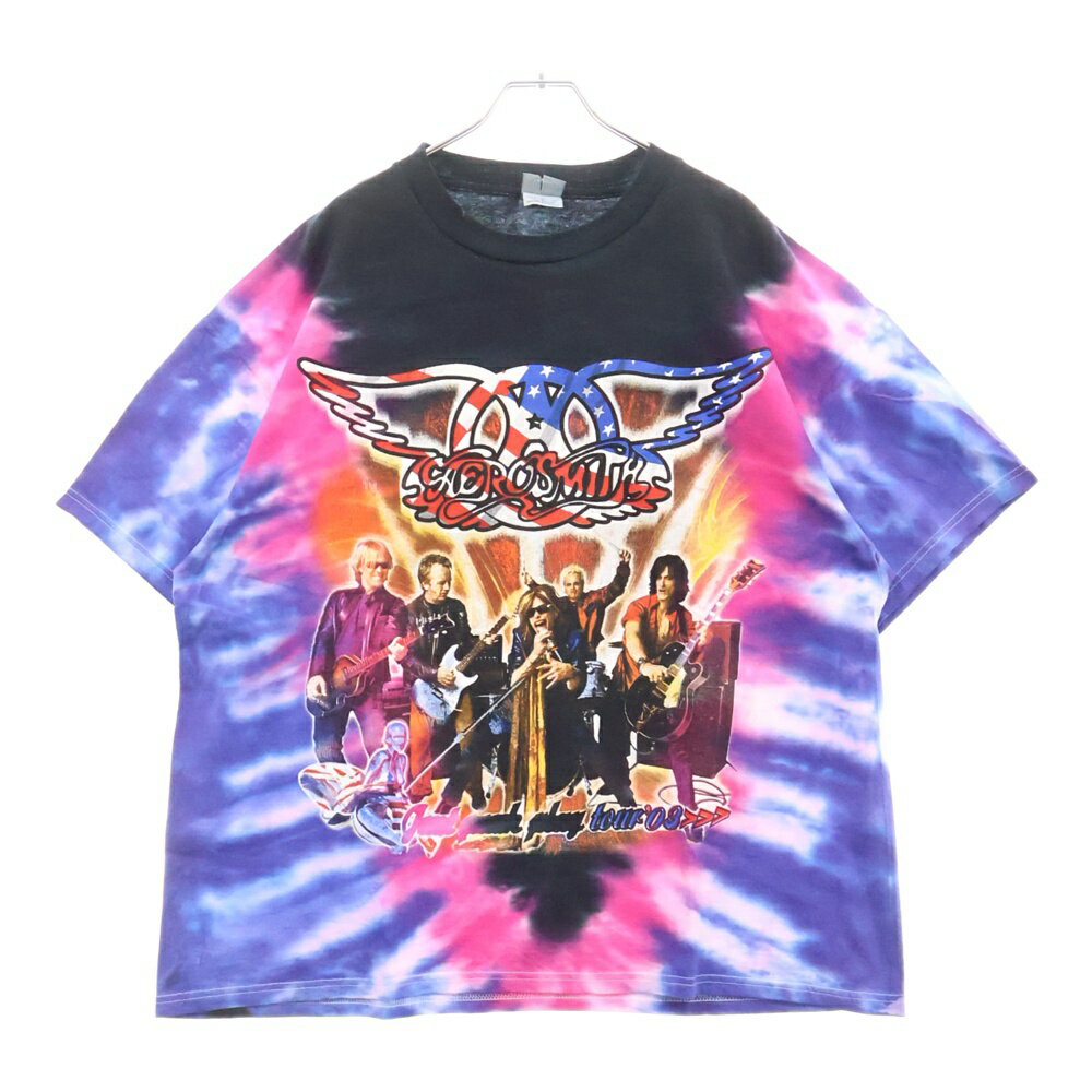 VINTAGE(ヴィンテージ) サイズ:XL 00s AEROSMITH SORAYAMA ×KISS SUMMER TOUR 2003 003 エアロスミス 空山 キス サマーツアー マルチカラー