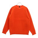 EDIFICE(エディフィス) サイズ:M 23AW Crewneck Knit クルーネックニットセーター オレンジ 23-080-300-6080-3-0【...