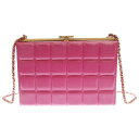 CHANEL(シャネル) チョコバー ラムスキン バニティバッグ レディース ピンク【中古】【程度B】【カラーピンク】【取扱店舗BRING京都河原町店】