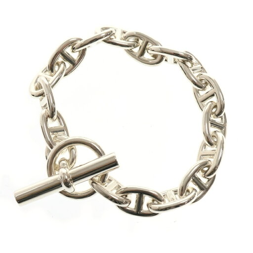 HERMES(エルメス) サイズ:MM Chaine d'Ancre MM シェーヌダンクルMM 16コマ チェーンブレスレット シルバー【中古】【程度A】【カラーシルバー】【取扱店舗BRING札幌店】 HERMES(エルメス) サイズ:MM Chaine d'Ancre MM シェーヌダンクルMM 16コマ チェーンブレスレット シルバー【中古】【程度A】【カラーシルバー】【取扱店舗BRING札幌店】