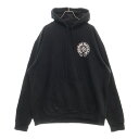 CHROME HEARTS(クロムハーツ) サイズ:XL SWTSHRT PLVR LTD ホノルル限定ホースシュープリントプルオーバーパーカー ブラック【中古】【程度B】【カラーブラック】【取扱店舗BRING福岡天神店】