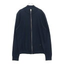 LOUIS VUITTON(ルイヴィトン) サイズ:L ダミエ ジップカーディガン ニット ネイビー HBN46WF99【中古】【程度B】【カラーネイビー】【取...