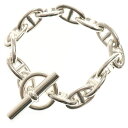 HERMES(エルメス) サイズ:13LINK Chaine dAncre GM 13LINK シェーヌダンクル GM ブレスレット シルバー【中古】【程度A】...