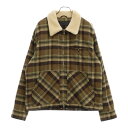 CHROME HEARTS(クロムハーツ) サイズ:M U BLACK SHEEP PLD ジップアップムートンチェック柄ブルゾン ジャケット【中古】【程度A】...