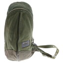 DIESEL(ディーゼル) Front Logo Body Bag フロントロゴ ボディバッグ グリーン/ブラウン【中古】【程度B】【カラーグリーン】【オンライ...