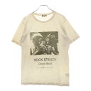 WACKO MARIA(ワコマリア) サイズ:L 初期 ROCK STEADY フォトプリント クルーネック 半袖Tシャツ カットソー ホワイト【中古】【程度B...