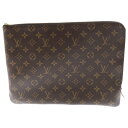 LOUIS VUITTON(ルイヴィトン) サイズ:MM モノグラム エテュイヴォワヤージュMM レザー クラッチバッグ セカンドバッグ ブラウン M44499...