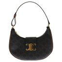 CELINE(セリーヌ) アヴァ トリオンフ ワンショルダーバッグ ゴールド金具 ブラウン レザー ハンドバッグ【中古】【程度A】【カラーブラウン】【取扱店舗BRING仙台店】