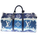 LOUIS VUITTON(ルイヴィトン) LV ESCALE KEEPALL 50 M45117 エスカル キーポル バンドリエール 50 ボストンバッグ ブ...