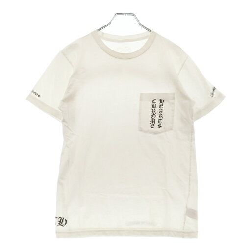 CHROME HEARTS(クロムハーツ) サイズ:S CH T-SHRT スクロールラベルバックプリント 半袖Tシャツ カットソー ホワイト【中古】【程度B】【カラーホワイト】【取扱店舗原宿】 CHROME HEARTS(クロムハーツ) サイズ:S CH T-SHRT スクロールラベルバックプリント 半袖Tシャツ カットソー ホワイト【中古】【程度B】【カラーホワイト】【取扱店舗原宿】