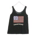 CHROME HEARTS(クロムハーツ) サイズ:S American Flag Tank Top アメリカンフラッグプリント タンクトップ ノースリーブカッ...