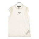 DSQUARED2(ディースクエアード) サイズ:S 22SS Keep it Cool Print TEE S72GD0355 S21600 フロントプリント シースルー クルーネックパフスリーブTシャツ レディース ホワイト【中古】【程度B】【カラーホワイト】【取扱店舗BRING札幌店】