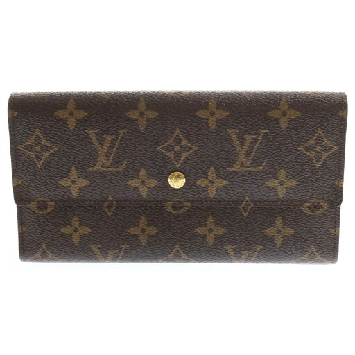 LOUIS VUITTON(ルイヴィトン) モノグラム ポルトトレゾール インターナショナル ロングウォレット 長財布 ブラウン M61215【中古】【程度B】【カラーブラウン】【オンライン限定商品】 LOUIS VUITTON(ルイヴィトン) モノグラム ポルトトレゾール インターナショナル ロングウォレット 長財布 ブラウン M61215【中古】【程度B】【カラーブラウン】【オンライン限定商品】