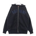 SUPREME(シュプリーム) サイズ:L Arc Logo Zip Up Sweatshirt アーチロゴ 裏地サーマル ジップアップ プルオーバースウェット...