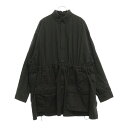 BALENCIAGA(バレンシアガ) サイズ:L UNISEX PATCHED CARGO SHIRT カーゴポケット付き ボタンダウンシャツジャケット ブラッ...