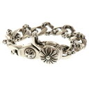 CHROME HEARTS(クロムハーツ) サイズ:13LINK FNCY CHN LNK ファンシーリンククリップブレスレット 13リンク シルバー BCA1...