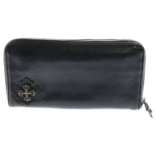 CHROME HEARTS(クロムハーツ) REC F ZIP #2 フィリグリープラス ラウンドジップ レザーロングウォレット 長財布 ブラック【中古】【程度A】【カラーブラック】【取扱店舗OneStyle原宿店】 CHROME HEARTS(クロムハーツ) REC F ZIP #2 フィリグリープラス ラウンドジップ レザーロングウォレット 長財布 ブラック【中古】【程度A】【カラーブラック】【取扱店舗OneStyle原宿店】